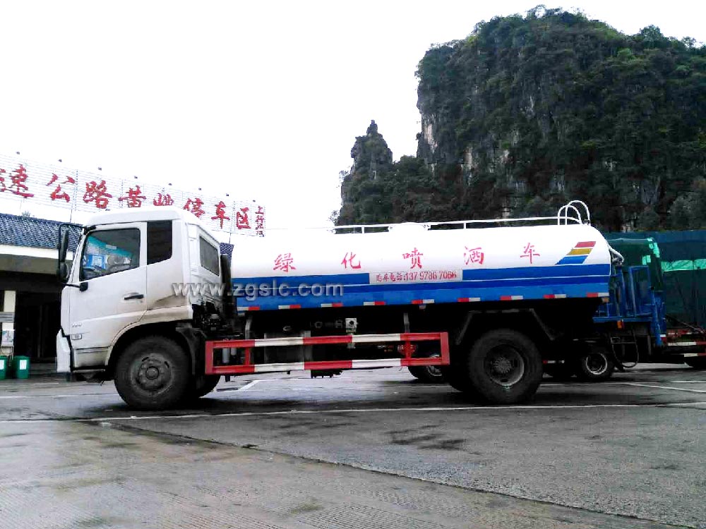 程力12方東風天錦灑水車黃牌(國五)