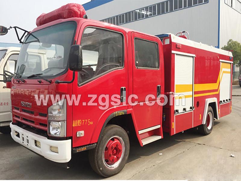 慶鈴五十鈴3噸水罐消防車(國五)-廠家的價格