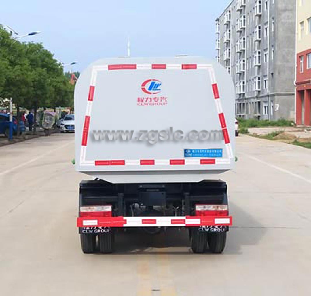 國六東風途逸密封式垃圾車_密封式垃圾車哪里生產?