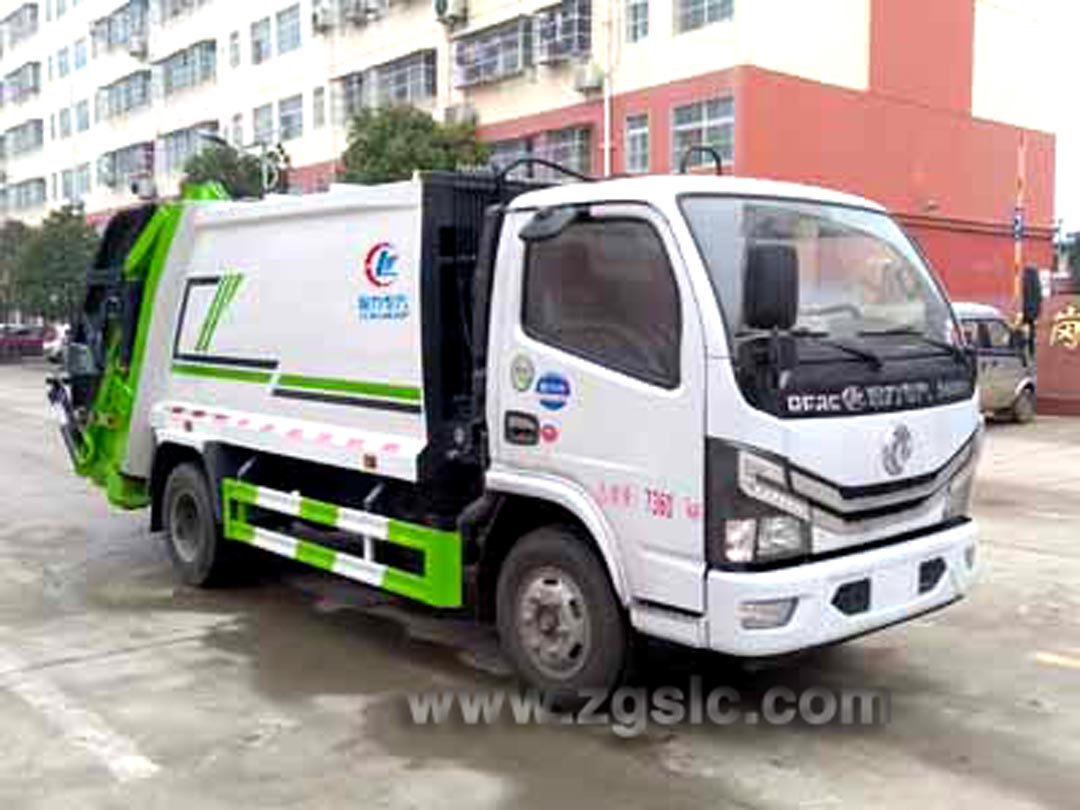 東風小多利卡壓縮垃圾車_國六壓縮垃圾車多少錢一輛?